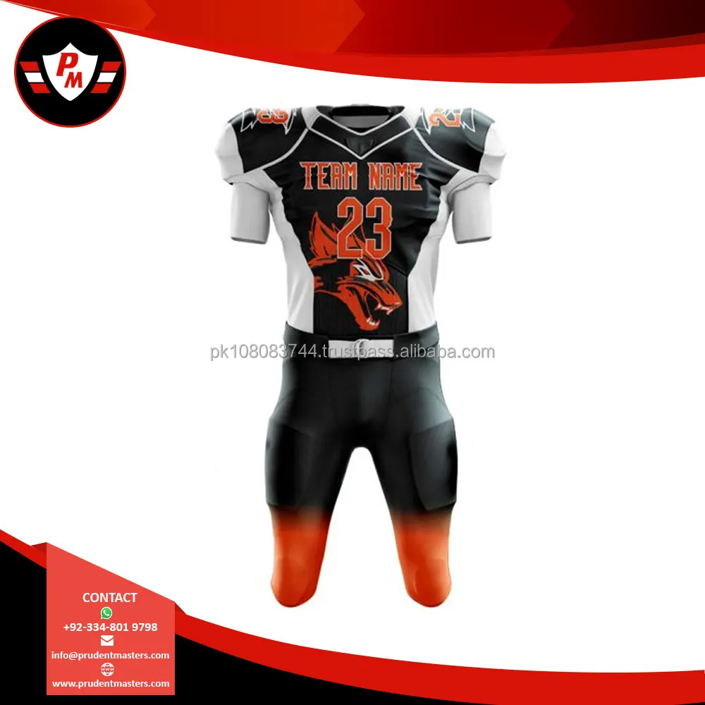 Custom Sublimation American Football Uniforms for Adults