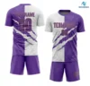 Purple & White