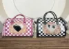 Pink & White Checkered