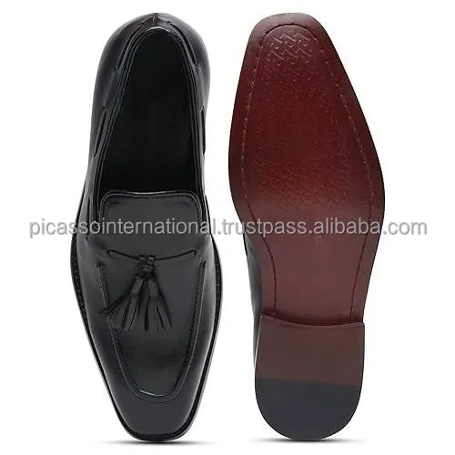 Elegant Design Top Quality Customized Logo Formal Casual Office Party Wear Men's Genuine Leather Shoes Manufacturer