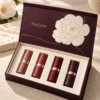 deep plum and warm ivory
