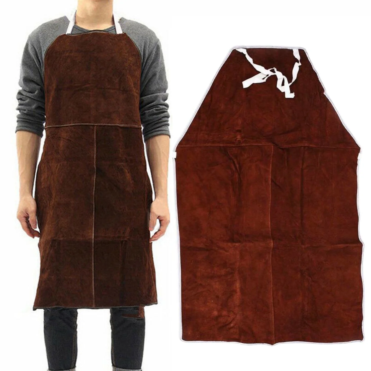 Customized 2023 Design Mens Leather Apron Hot Sale Cheap Price Salon