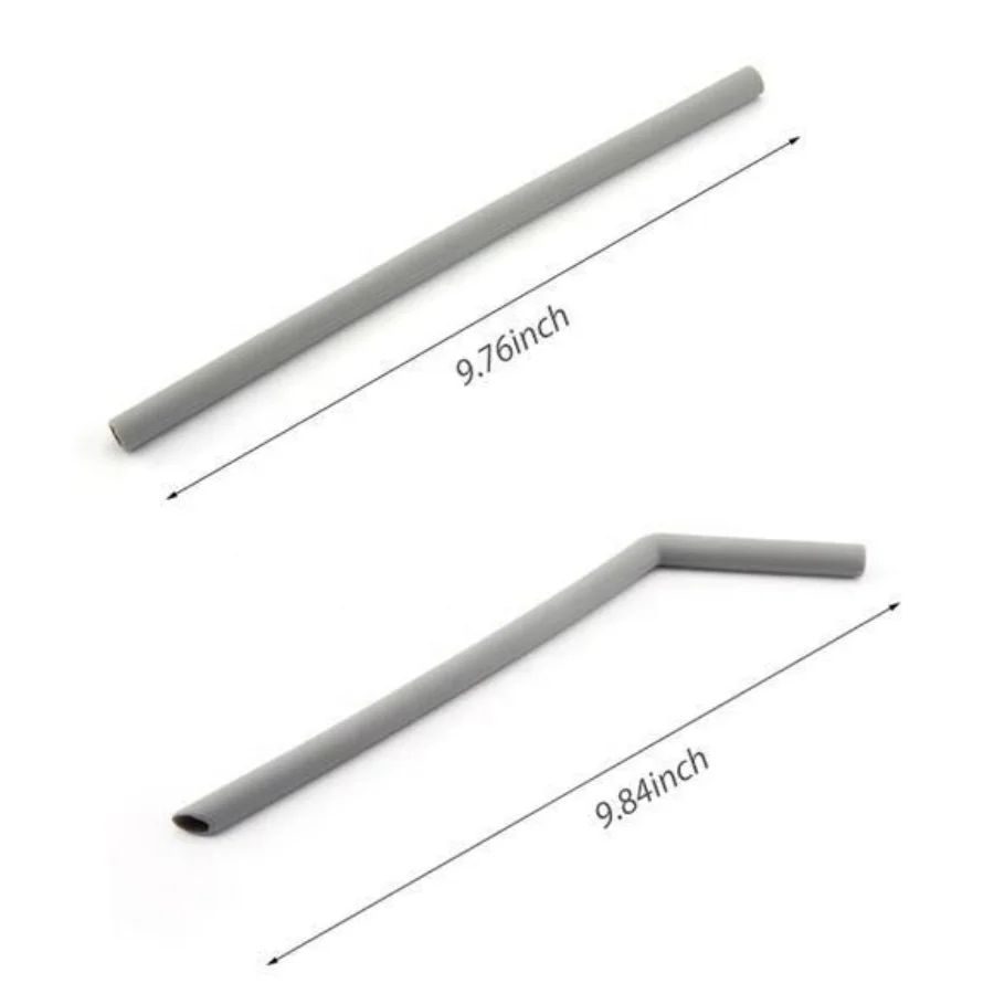 Silicone Straw Flexible Easy to Clean With Various Sizes Custom on Demand With Factory Services