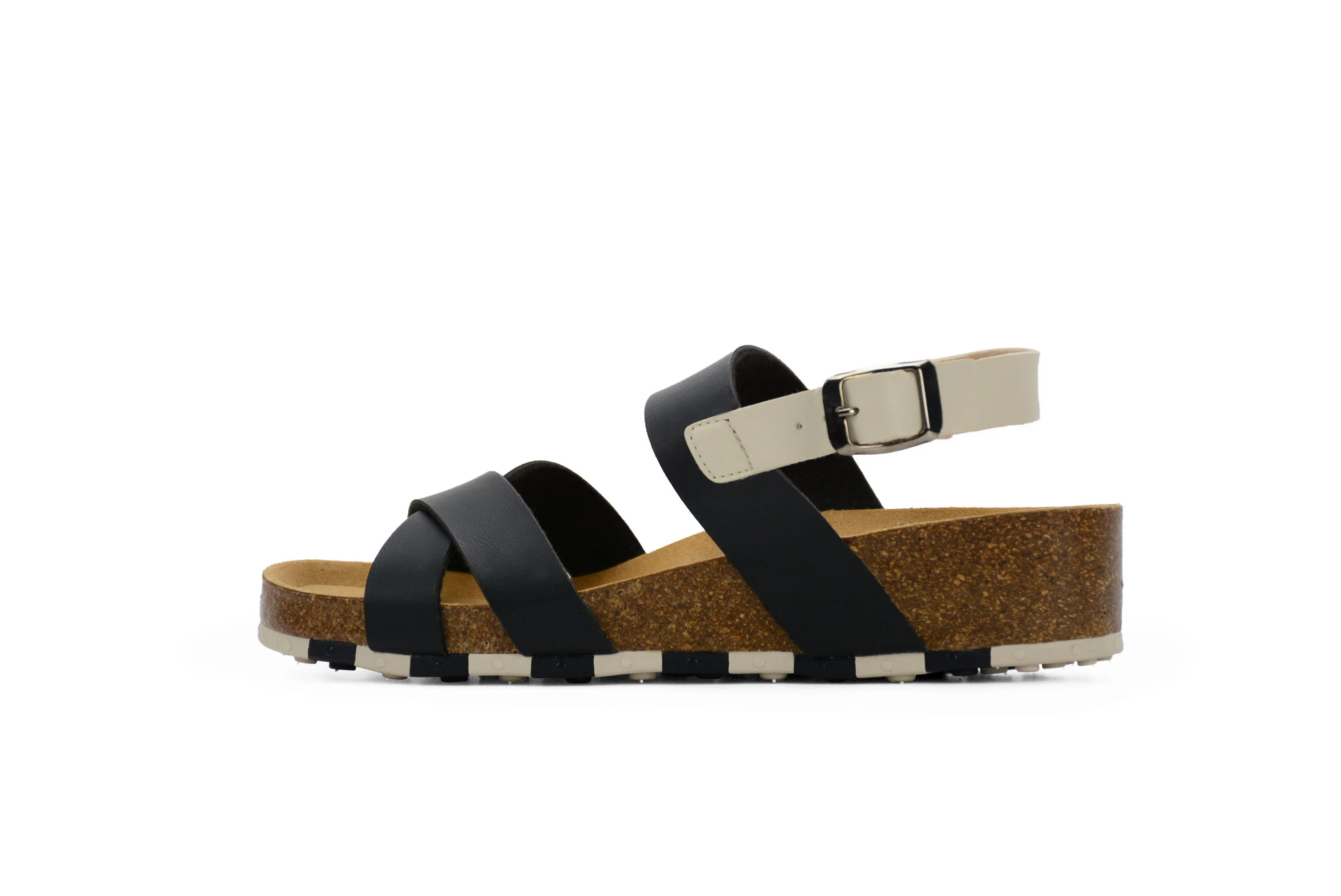 Platform Sandal Light Weight Autumn Summer Designer Eco Friendly Shoes Buckle Cross Strap Wedge EVA Sole Sandal Women Ladies