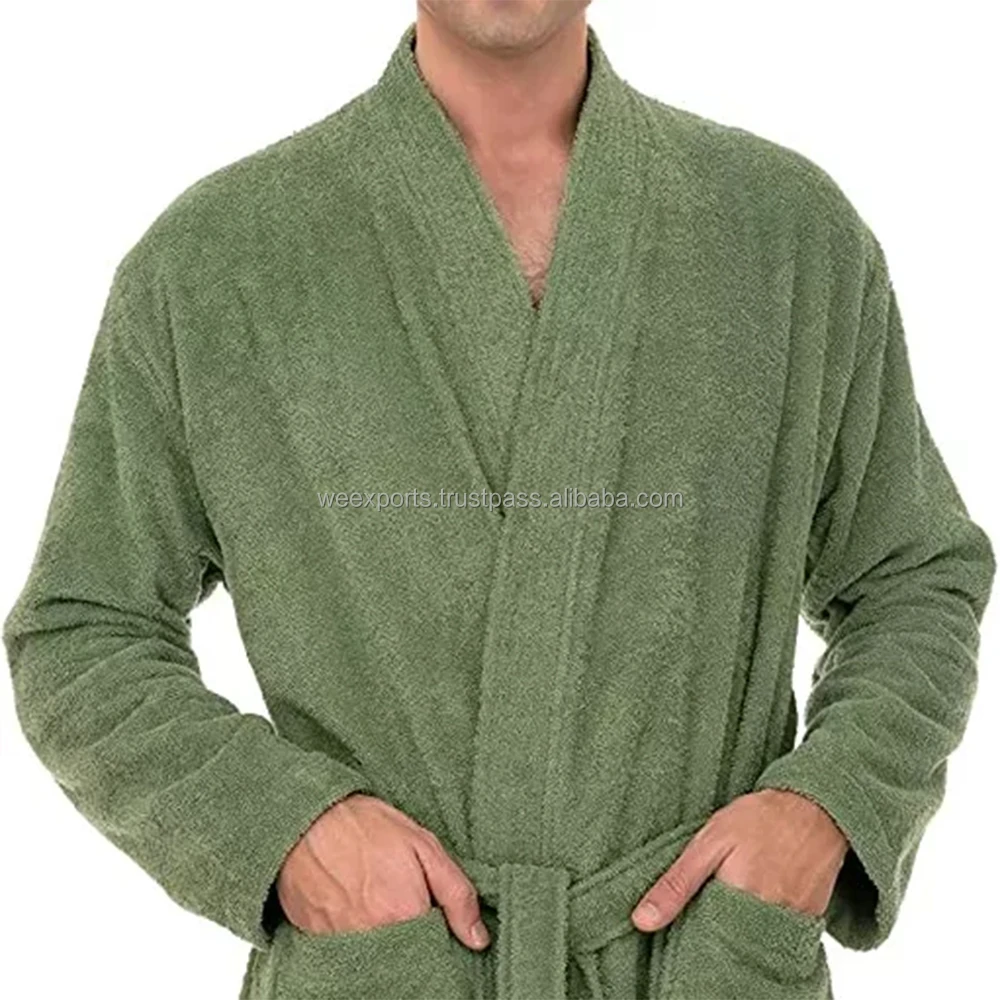 Bath Robe Thick 100 Flannel Coral Fleece Hotel Bathrobe Plush Bath