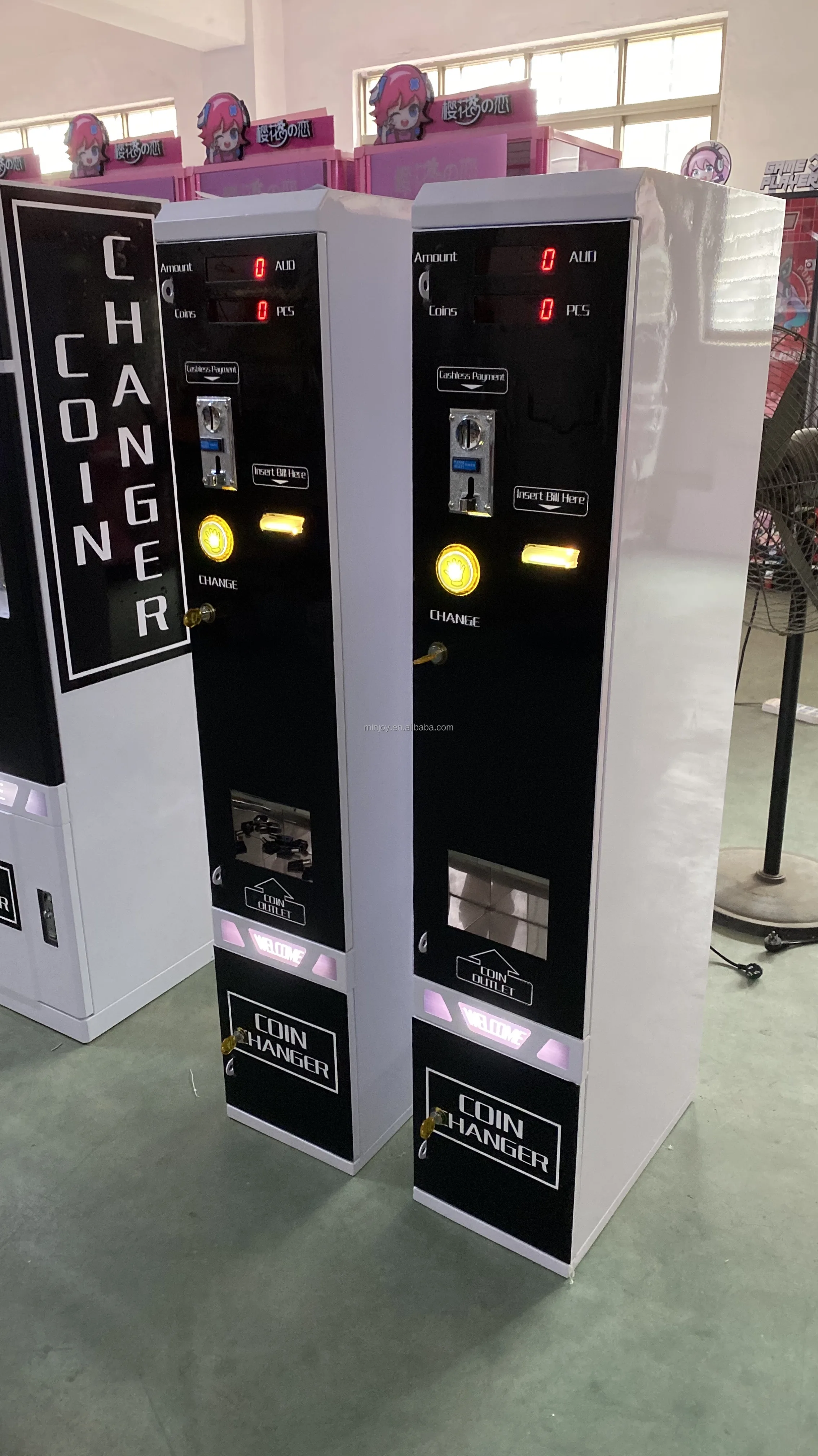 Exchange Coin Dispenser Machine Token Machines With Screen From Minjoy