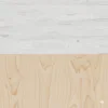 White & Natural Wood