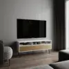 White / Natural Oak Color