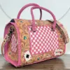 Pink & White Checkered