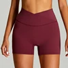 Shorts+Purple red