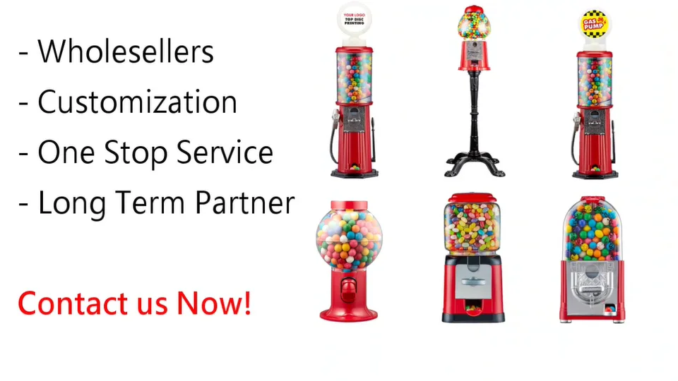 Kwang Hsieh 9 Inch Die Casting Coin Operated Custom Blue Vending Candy