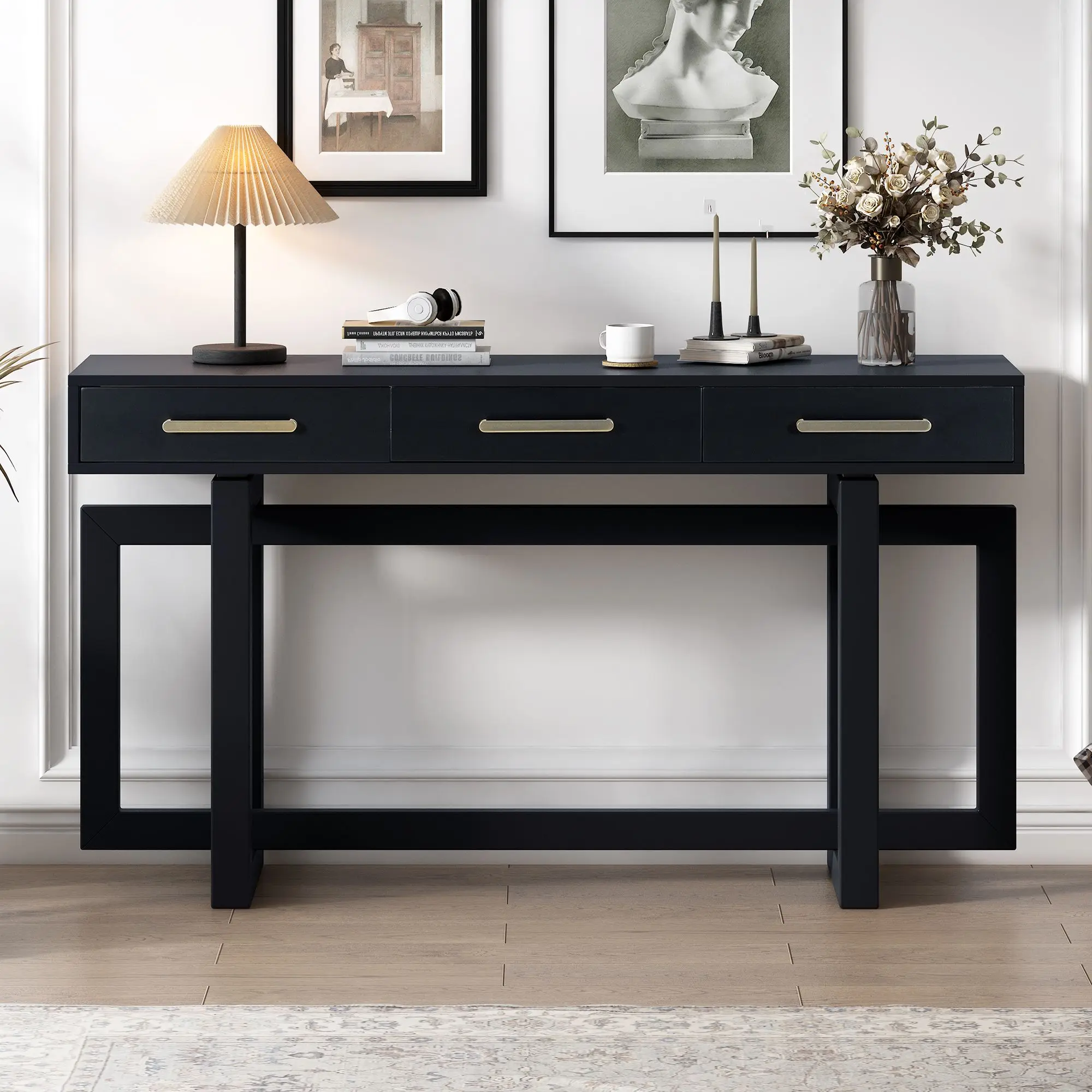 Elvarenae Iselle Three-Drawer Console Table — product detail