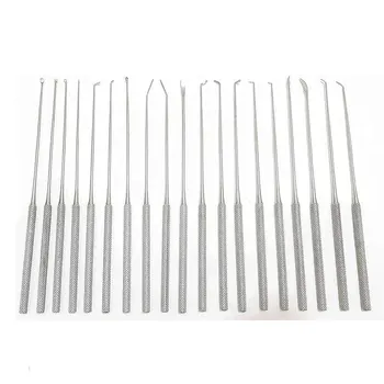 新品外科用マイクロディセクターメス 3本セット Rhoton Micro Dissector Set 20ピース 外科用器具 手動タイプ CE認証
