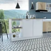 White / Light Oak Color