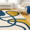 Azul Marino Amarillo Mostaza