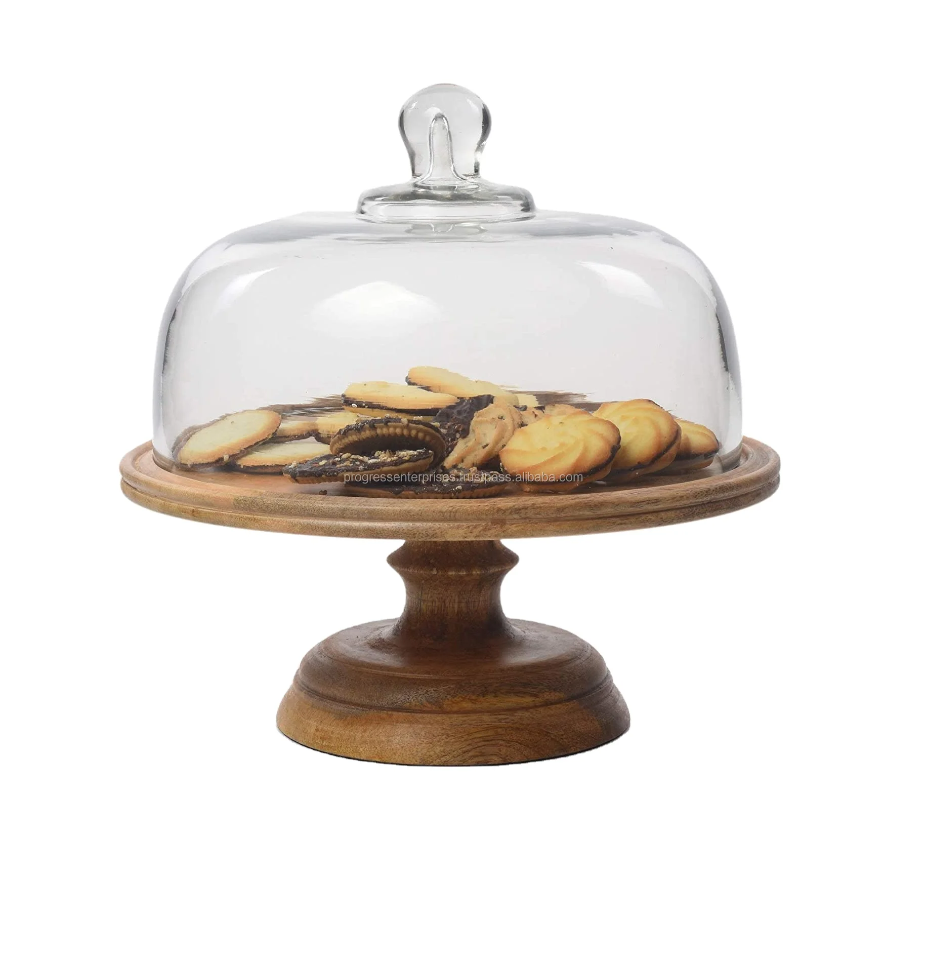 Olympia Glass Cake Stand Dome | CS014 | Next Day Catering