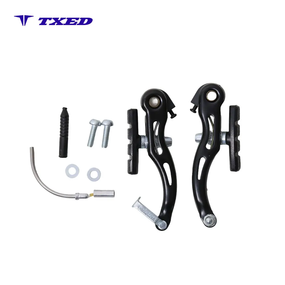 YingLong TX-117 Bicycle Black Aluminum Alloy Arms 90 Degree Noodle Adjustable 22MM Bolts Anti Slip Pads Internal Routing