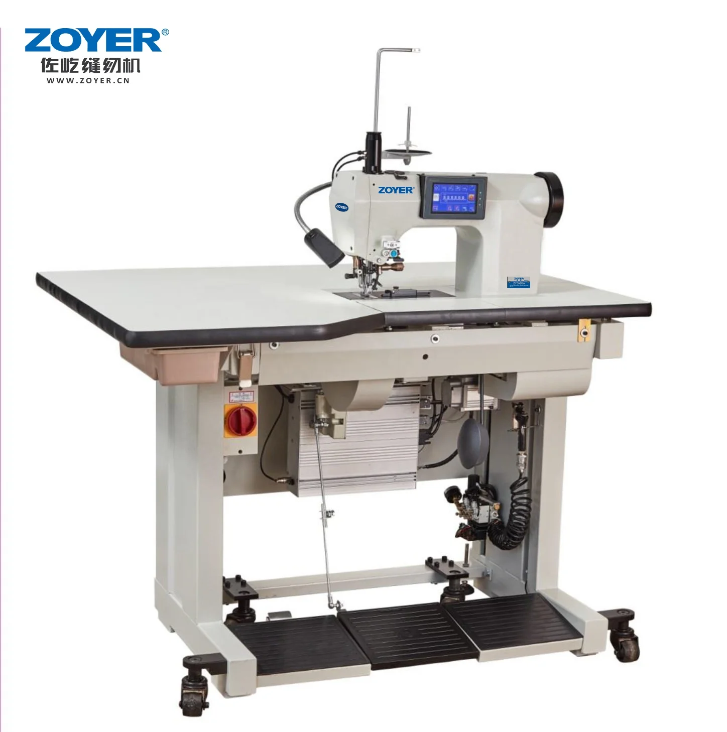 ZY390DA ZOYER High Quality Computerized Decorative Hand Stitch Leather Sewing Machine