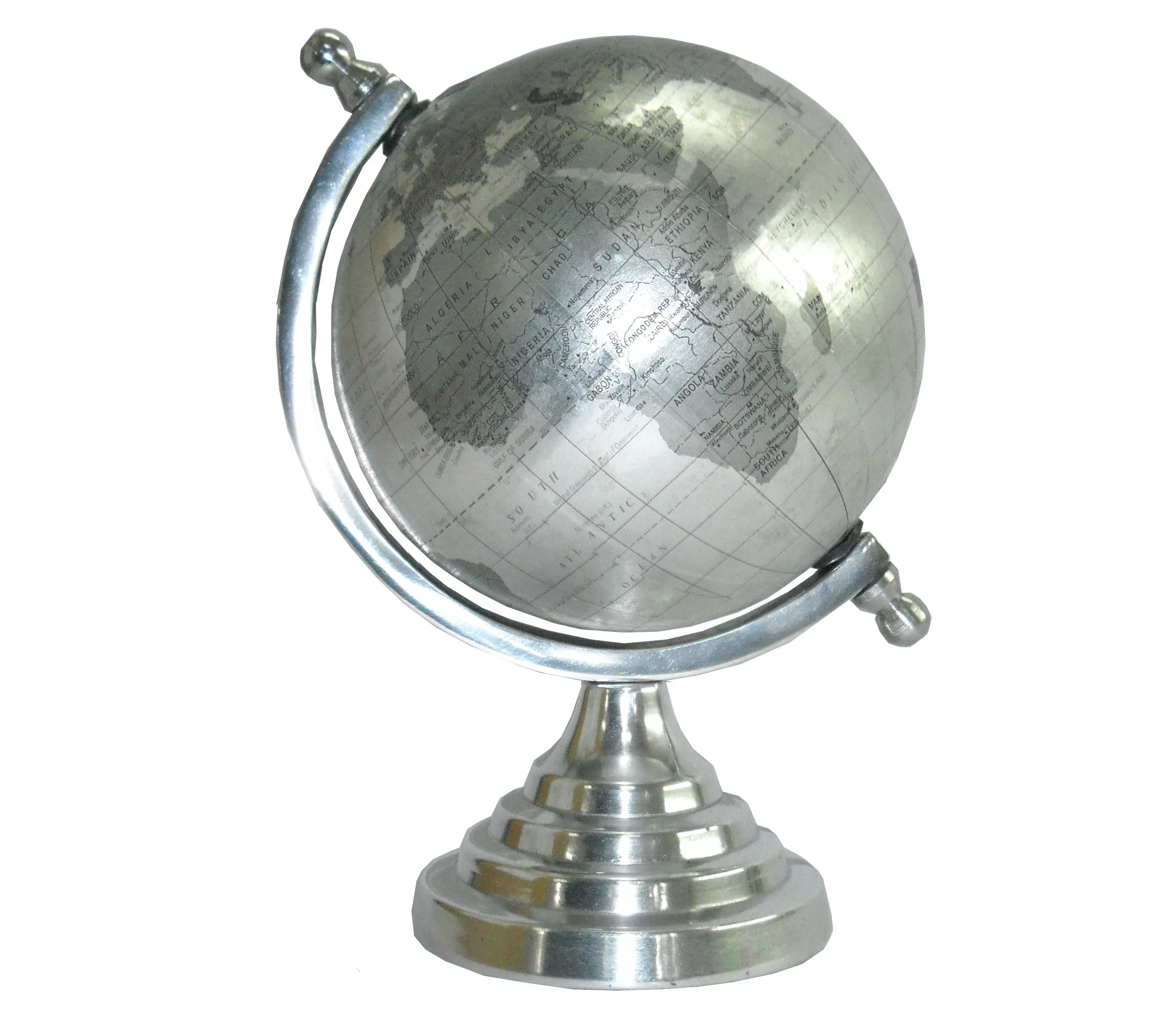 Серебряная печать вращающийся шар из ПВХ для обучения украшения