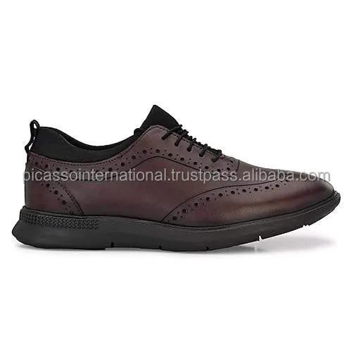 Wholesale Quantity Supply Good Quality Trendy Design Customized Logo Formal Casual Wear Office Party Wear Genuine Leather Shoes