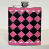 Pink & Black Checkered