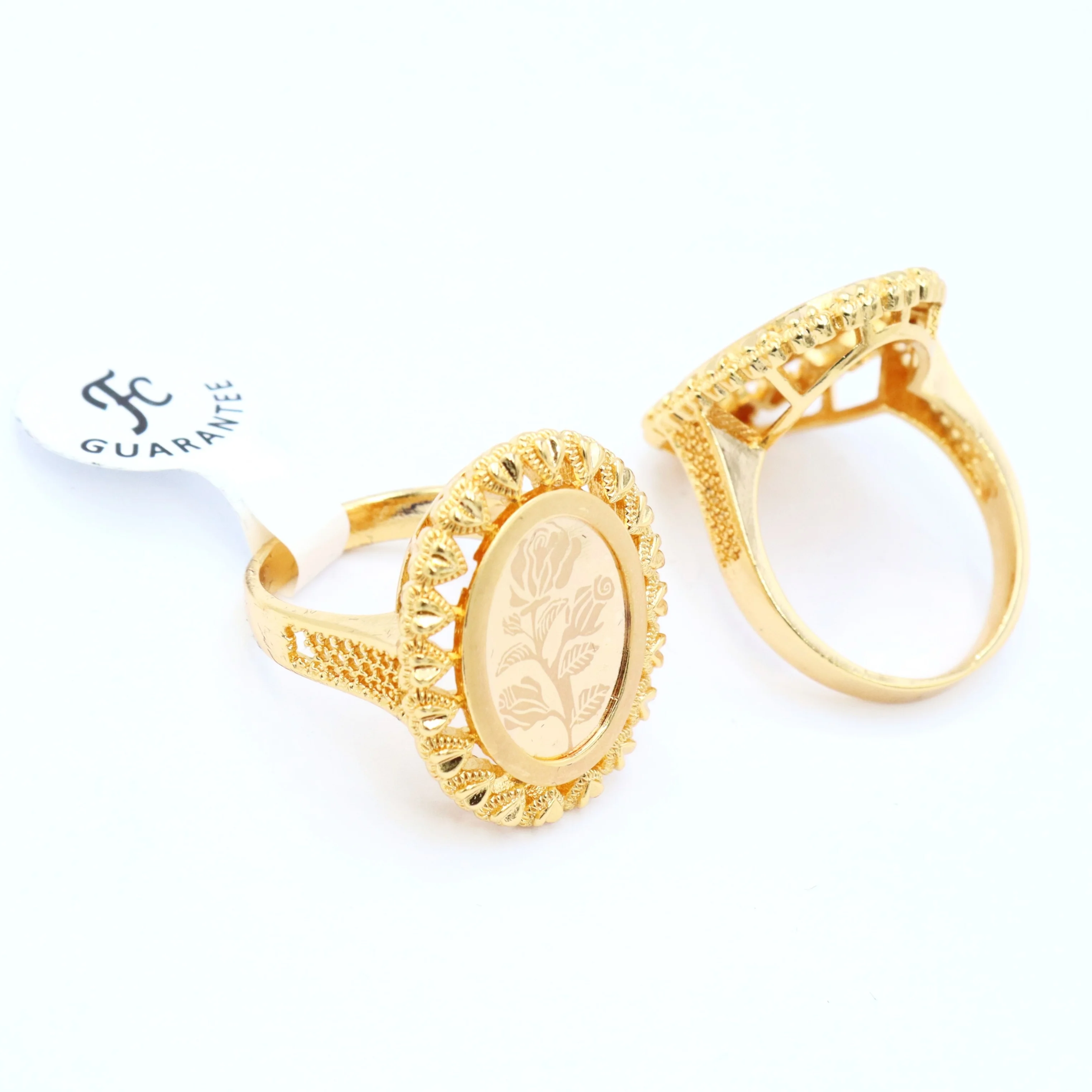 1 gram gold plated mudra decorative design best quality ring for men - –  Soni Fashion®