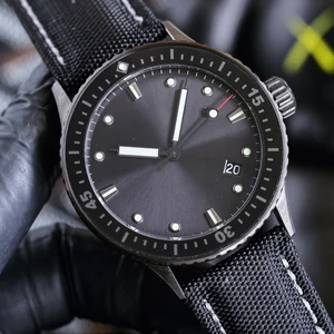 2026New Luxury High-Quality Men's Mechanical Watch Black Dial Genuine Leather Strap Classic Elegant Retro Automatic Casual Watch