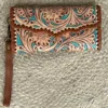 Tan with Turquoise
