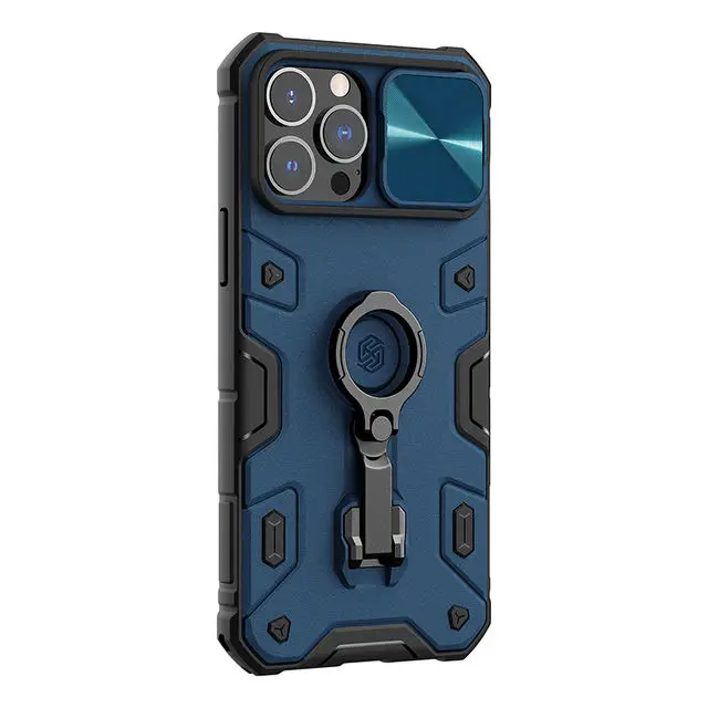 For IPhone12 13 15pro and Pro Max Cover Nillkin CamShield Armor Pro Slide Camera Protect Magnetic Mobile Phone Case
