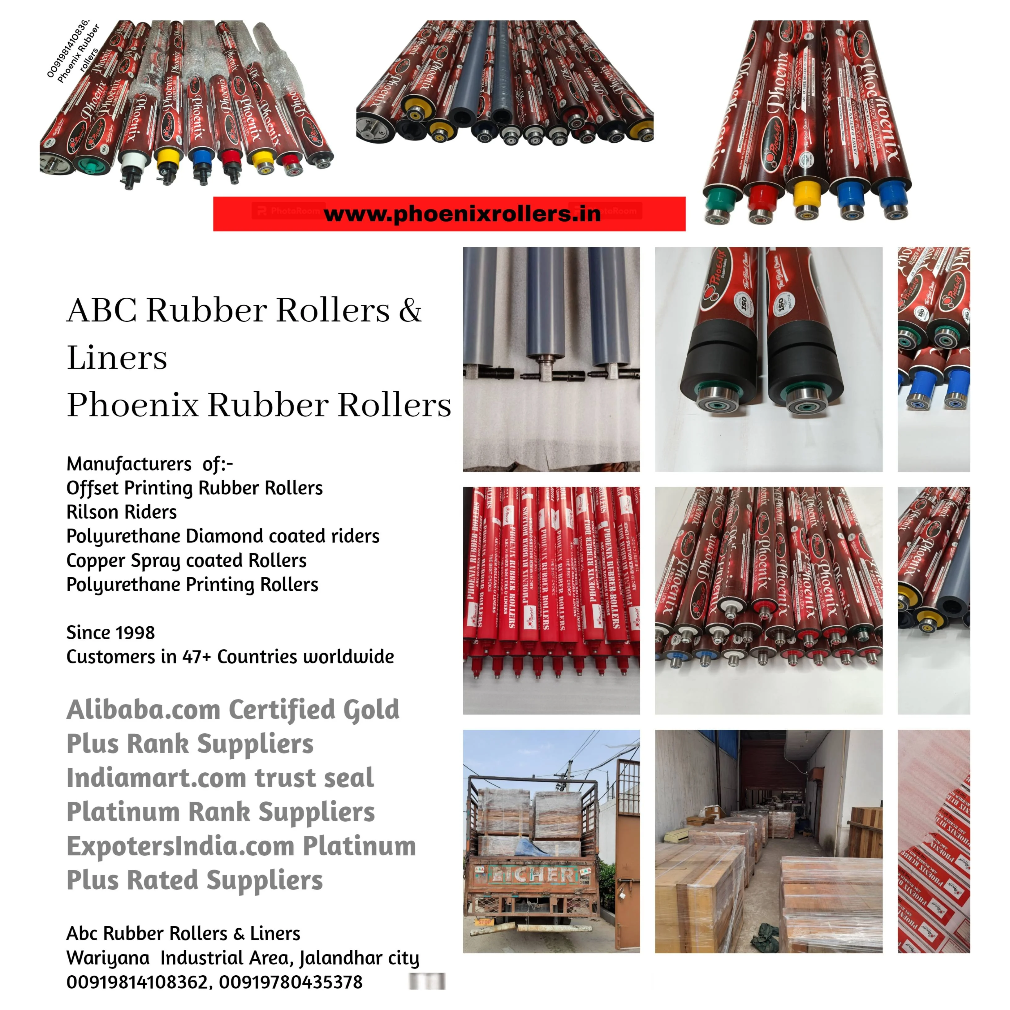 New Rubber Rollers SM 74 SX 74 CD 74 for Ink Dampening Rollers for Offset Printing Machines 25 Shore Hardness 1 Year