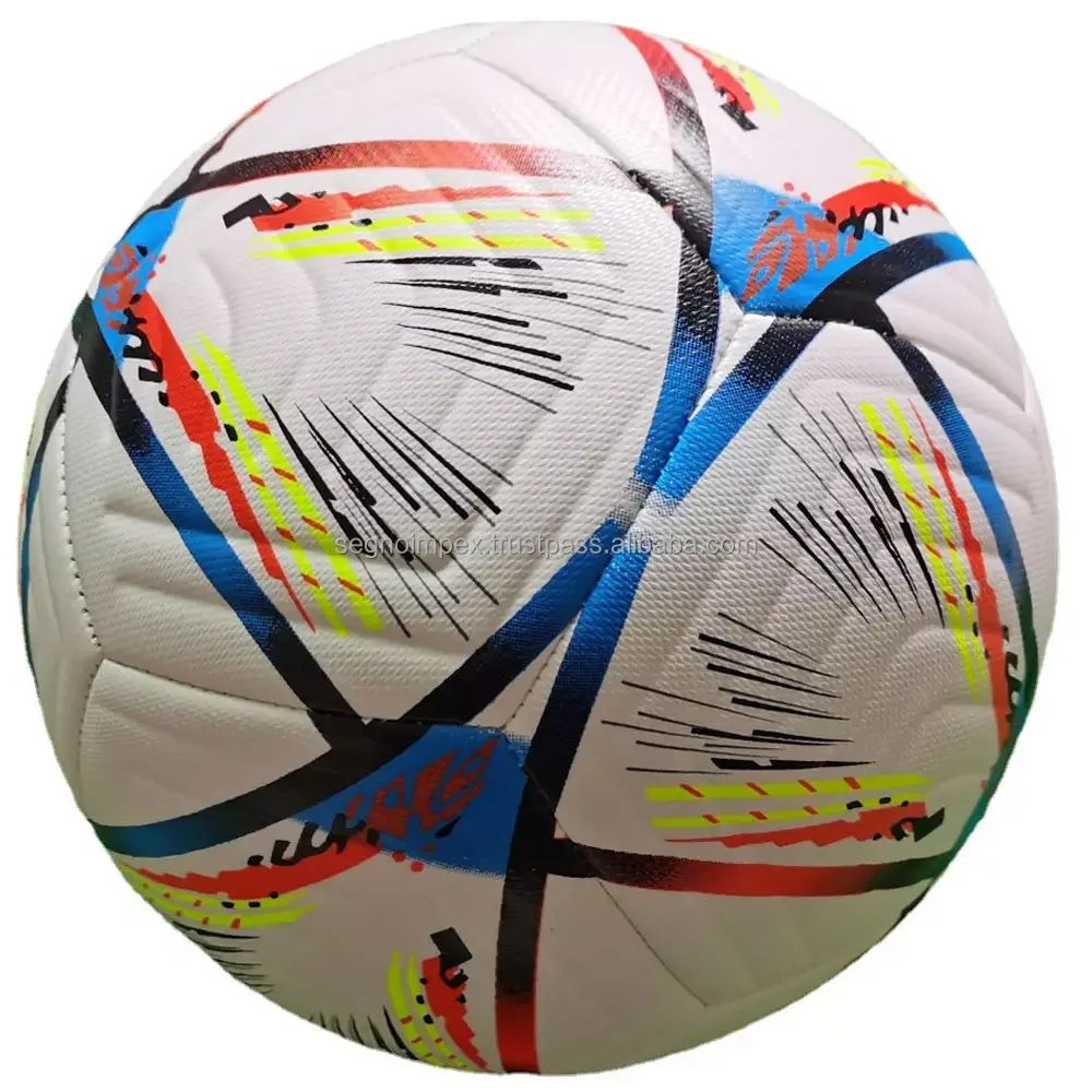 Fully Customized Hand Stich Soccer Ball Official Size Soccer Ball