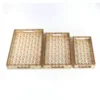 Multicolor Printed Design With Natural Wood Frame