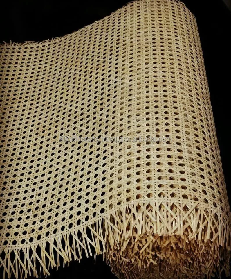 Wholesale Rattan Cane Webbing Roll Natural Mesh Furniture Pvc Rattan 