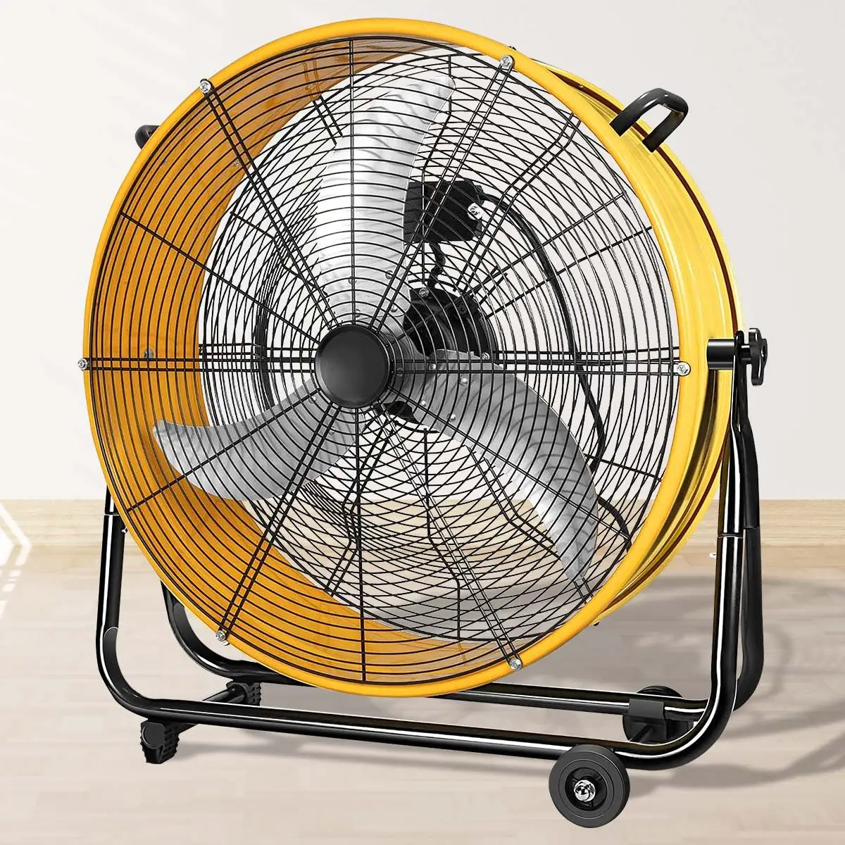 Industrial Drum Fan, Electric, Metal - detail 2