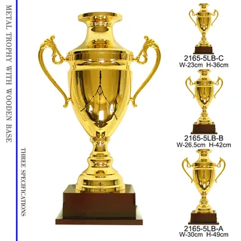 Big Size 49cm 42cm 36cm Custom Gymnastics Medal Award Sublimation Awards Blank Metal Trophy Cups Award Soccer Gold Trophies