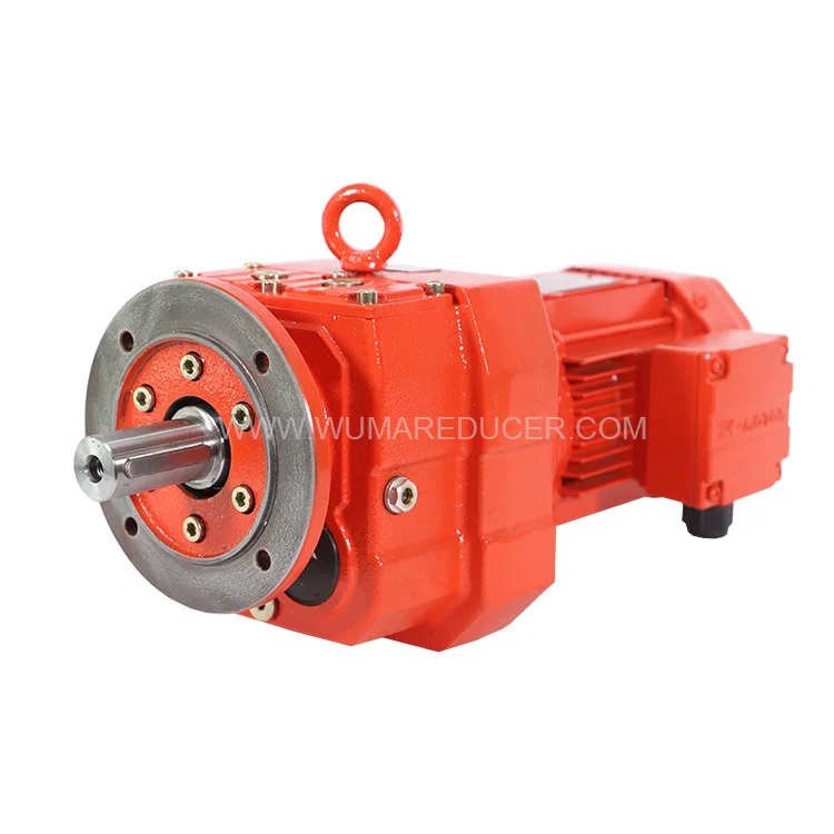 Helical Gearbox 12v DC Motor Speed Increase Hollow Inline Foot Mounted Helical Gearbox