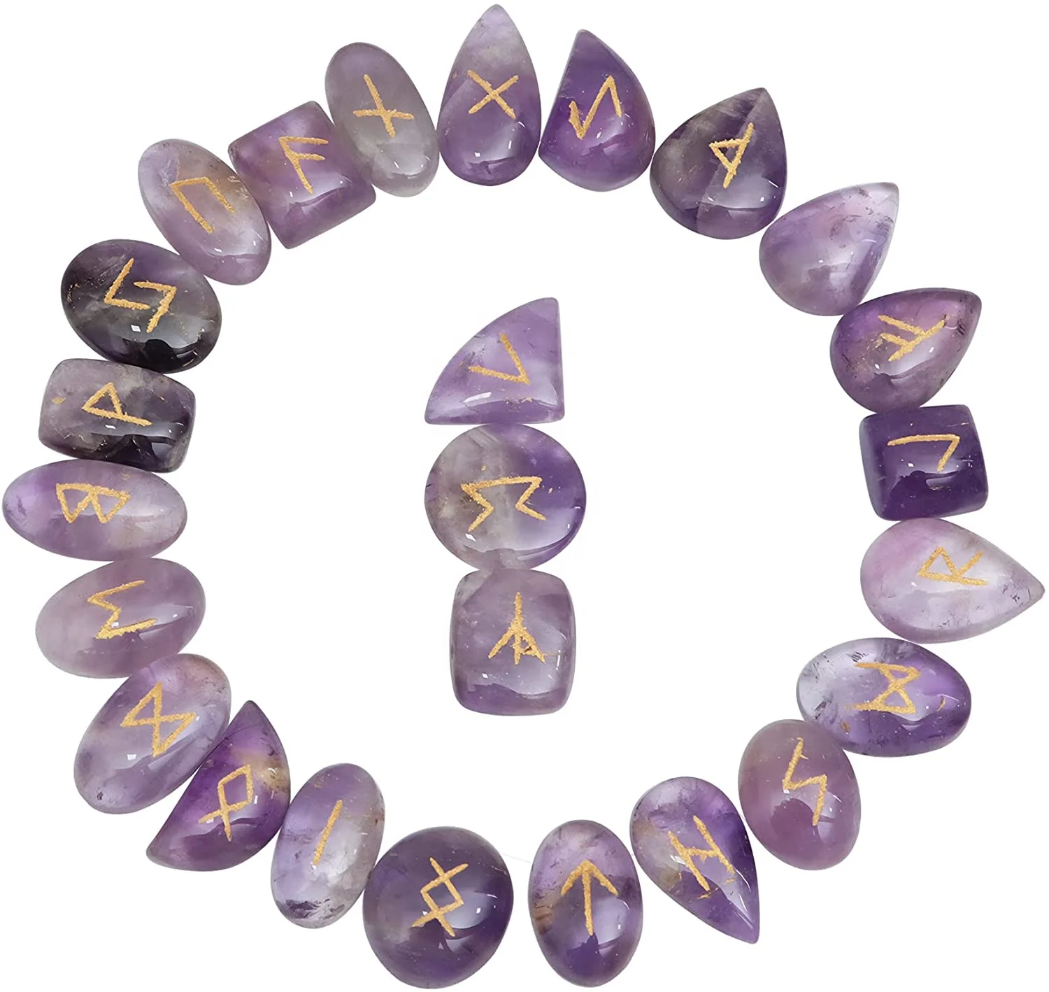 Rune Stones, Large Size Spiritual Stones, Futhark Reiki, Rune Stone  Symbols, Gemstones - Lapis