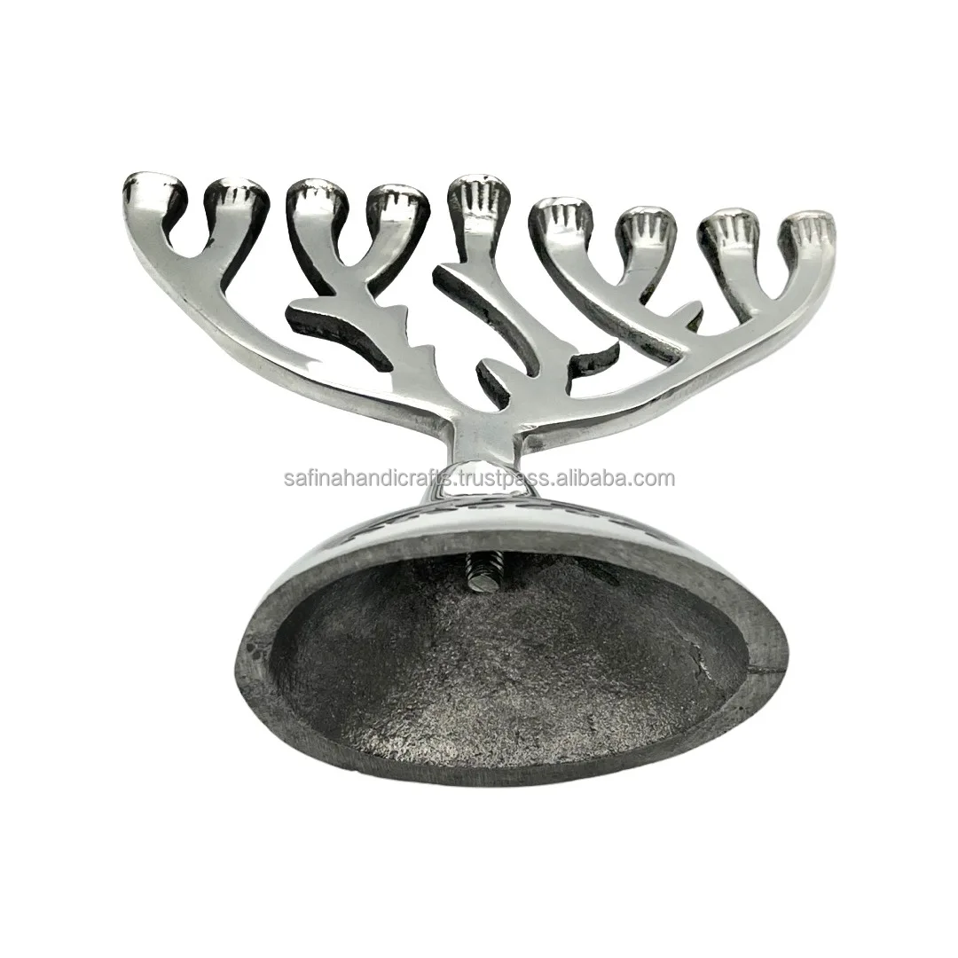 Handmade 9 Arms Aluminum Made Menorah For Restaurant School Hotel