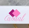 double color logo print