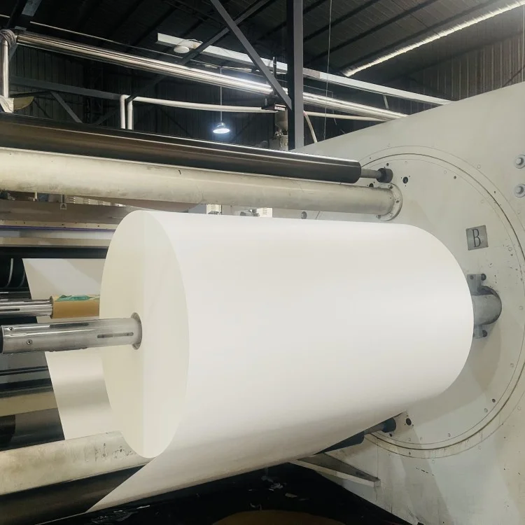 Premium Precision-Cut Jumbo Rolls  Customizable C1S C2S PE Coated Silicone Paper Jumbo Roll