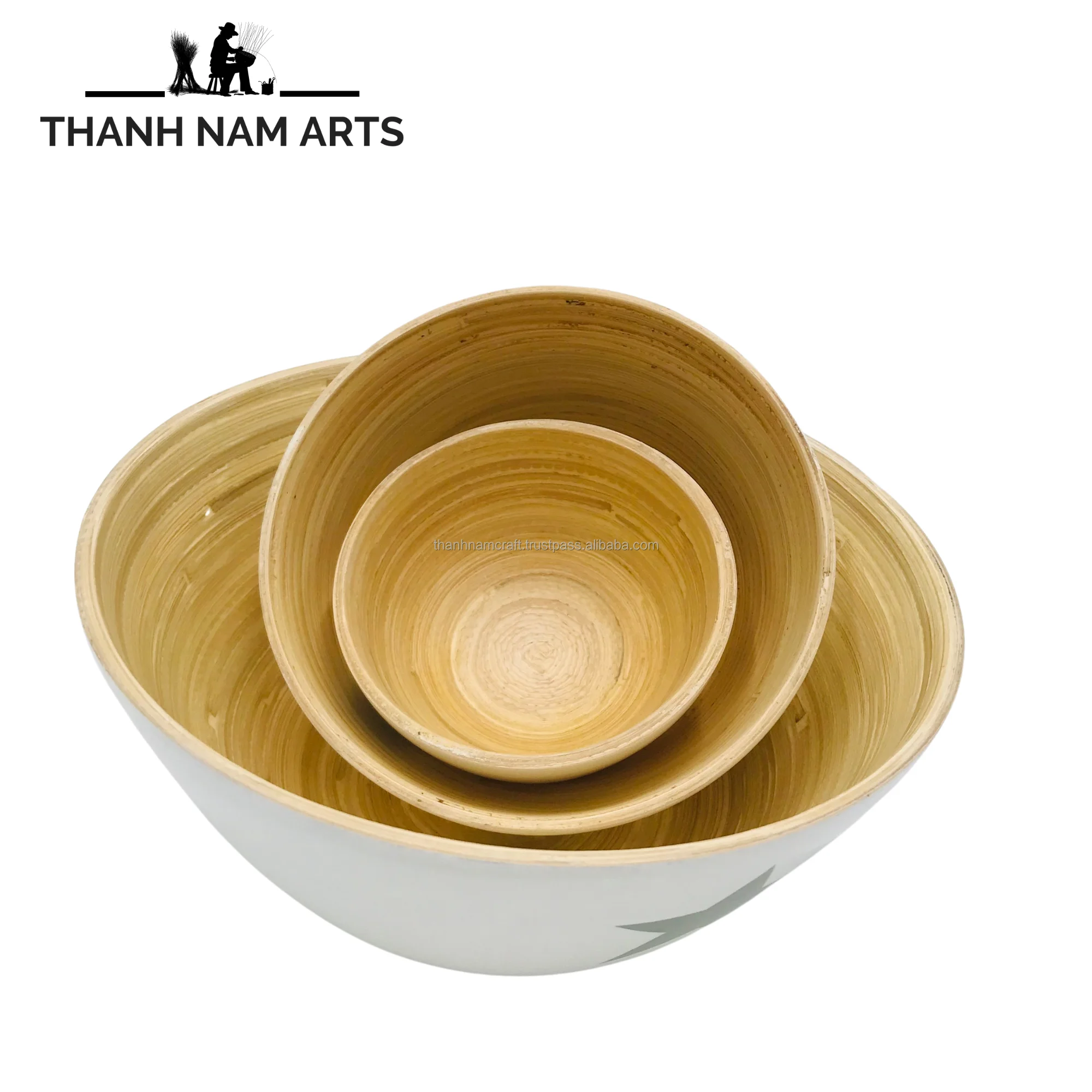 Soup Bamboo Bowl 100 Nature Made In Viet Nam Reusable Large Bamboo