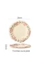 Plato de 11 pulgadas con lazos en relieve