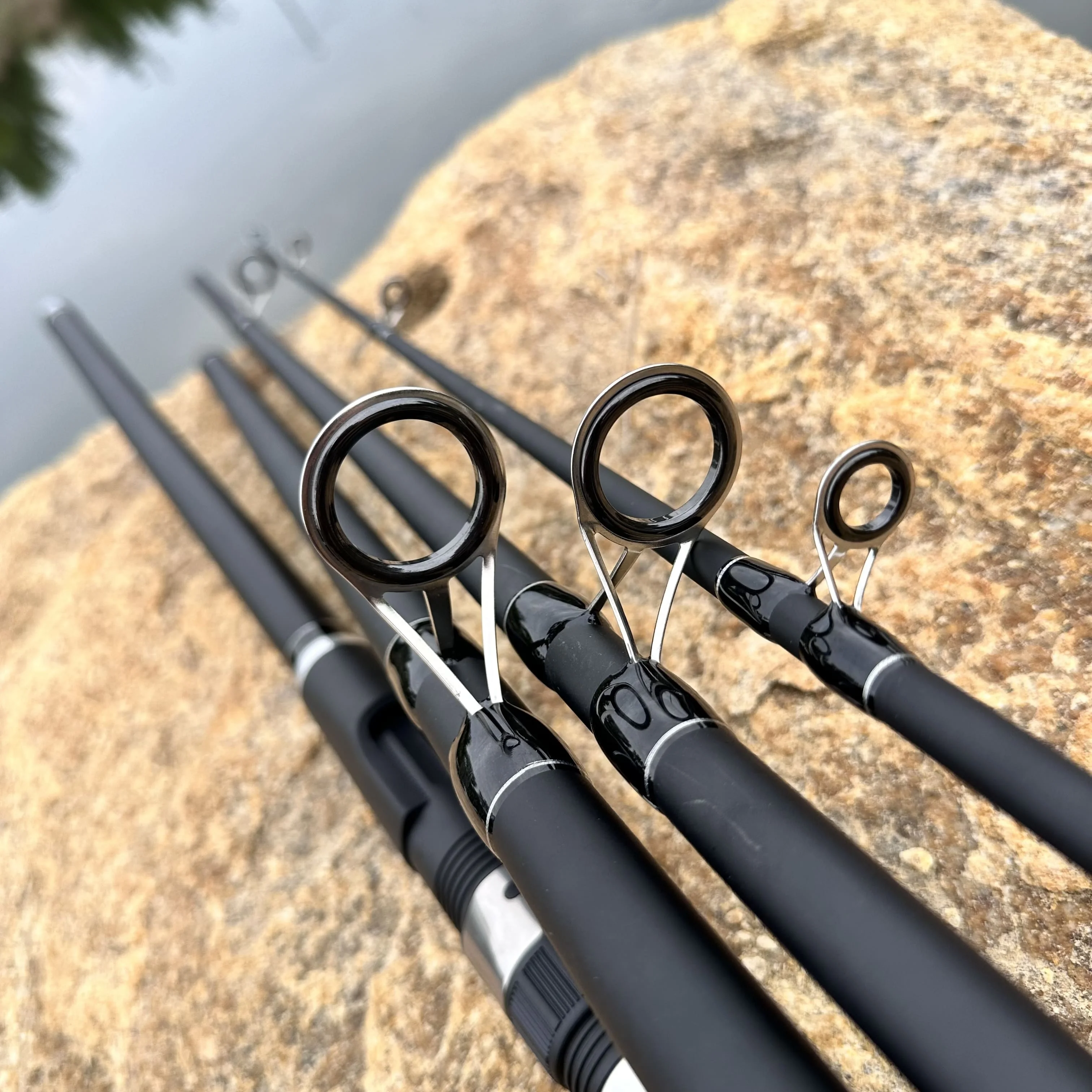 SEEHOO Surf Rod Fishing Casting Telescopic Rods 4.5 Long Blank 13 Feet 12  Foot Carbon 420 M Sea 450 Travel Heavy Action 15Ft