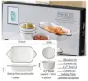 Four 4.5" Bowl + One 9.25" baking Plate