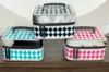 White & Pink Checkered