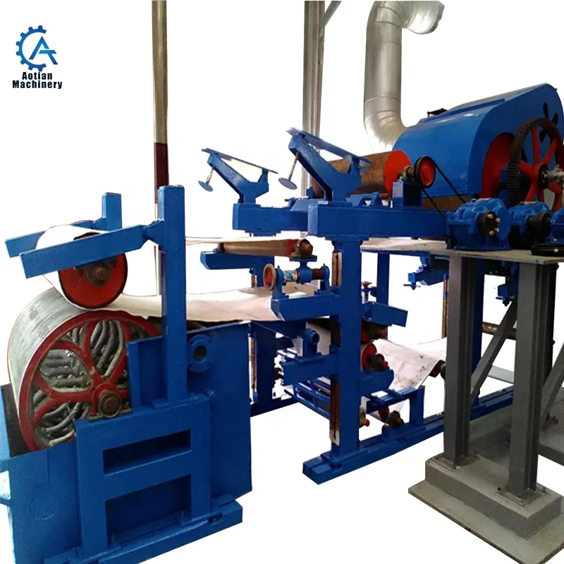 Bamboo Pulp Paper Production Machinery Small Scale Toilet Tissue Paper Making Machine