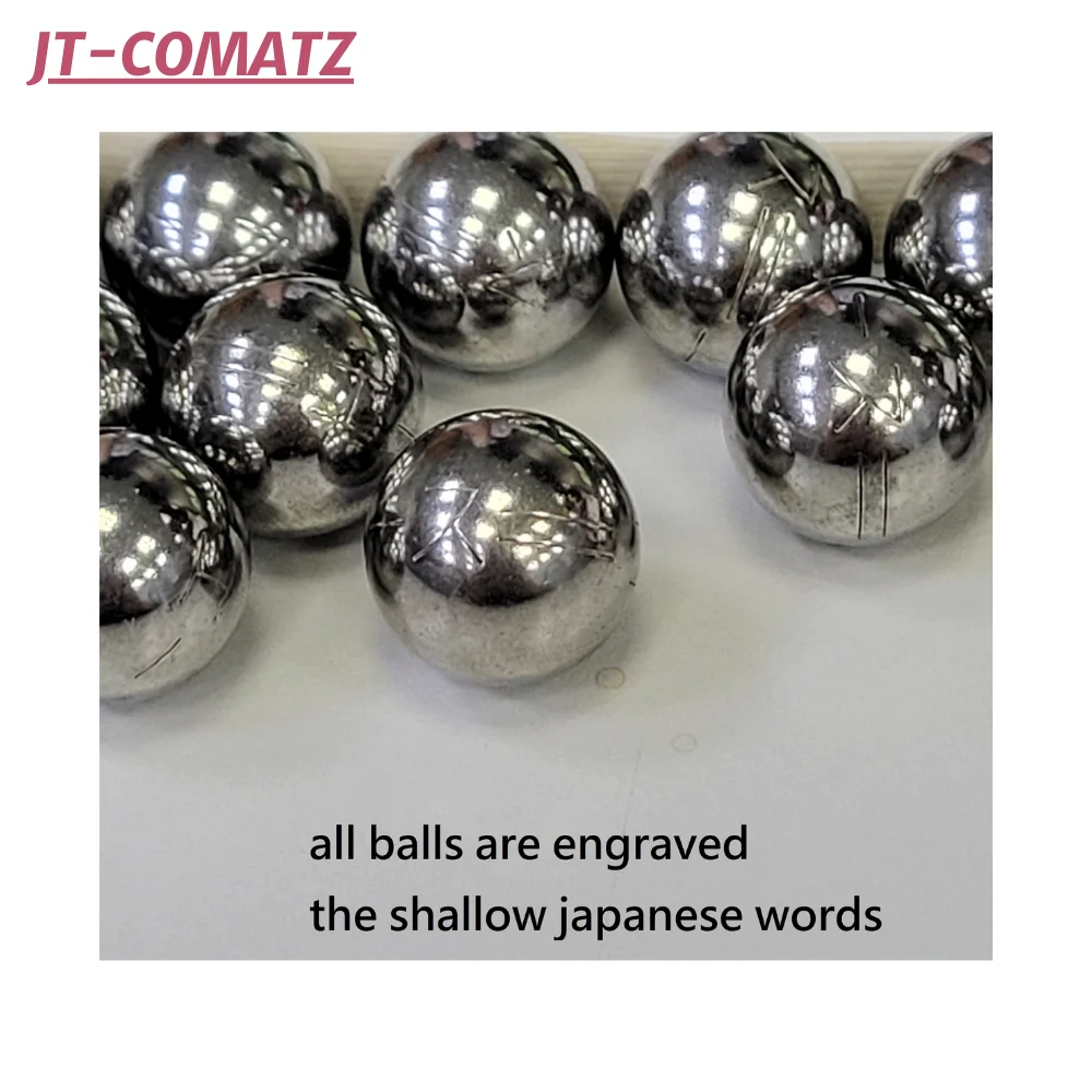 pachinko balls engraved