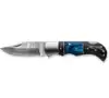 Ocean Blue Wood & Black Horn