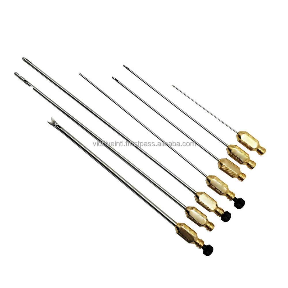 Tommy Lipofilling Luer Lock Liposuction Cannula Set Plastic Surgery 26