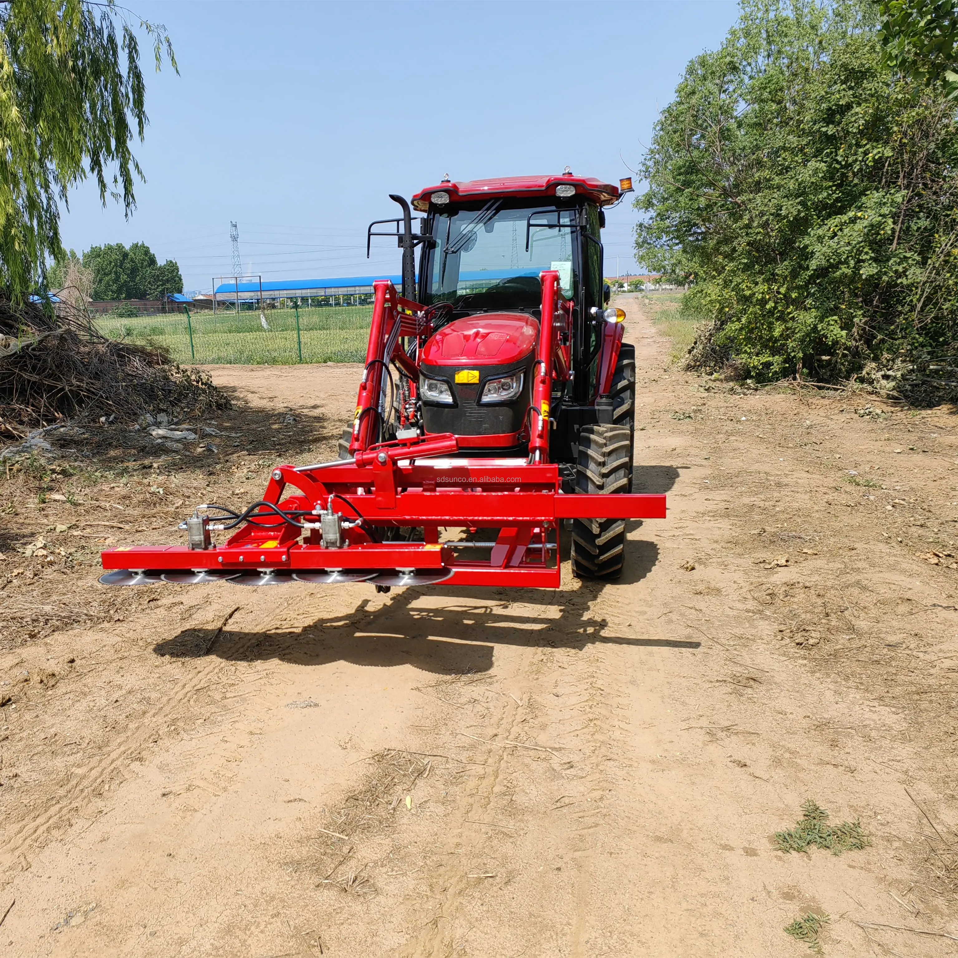 Forestry Machines Lovol Tractor Front End Loader Mounted Hedge Trimmer Implements